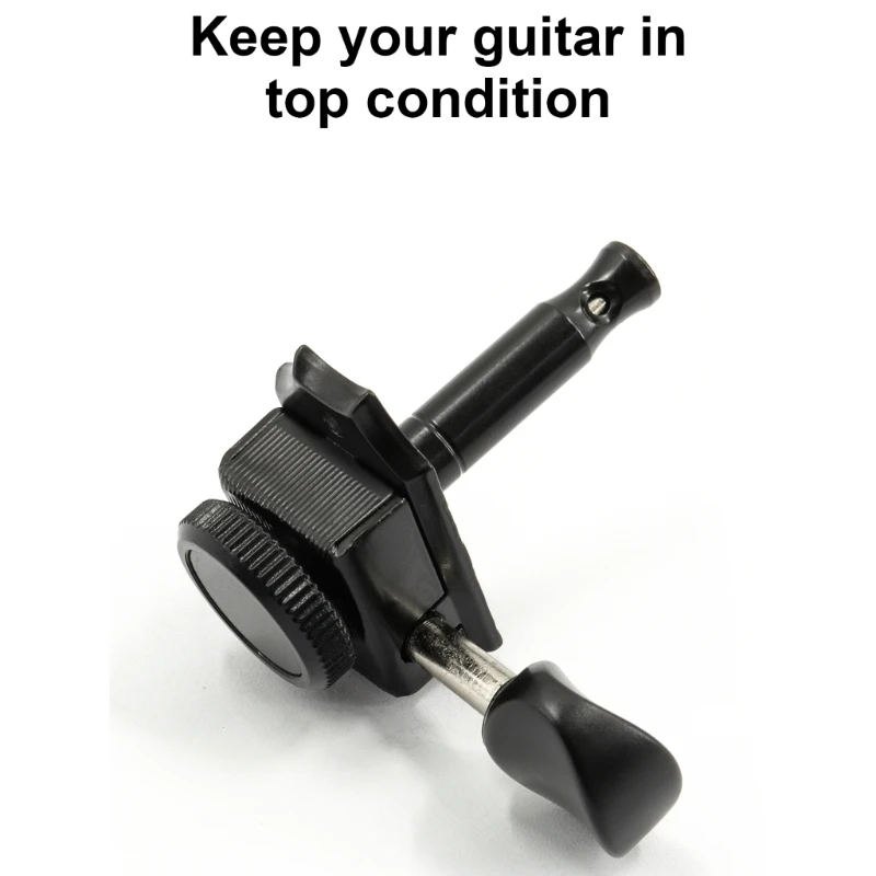 6 inline Vintage Guitar Locking Tuners Lock String Tunings Key Pegs Machine Head Left Hand Guitar Tuners DropShipping