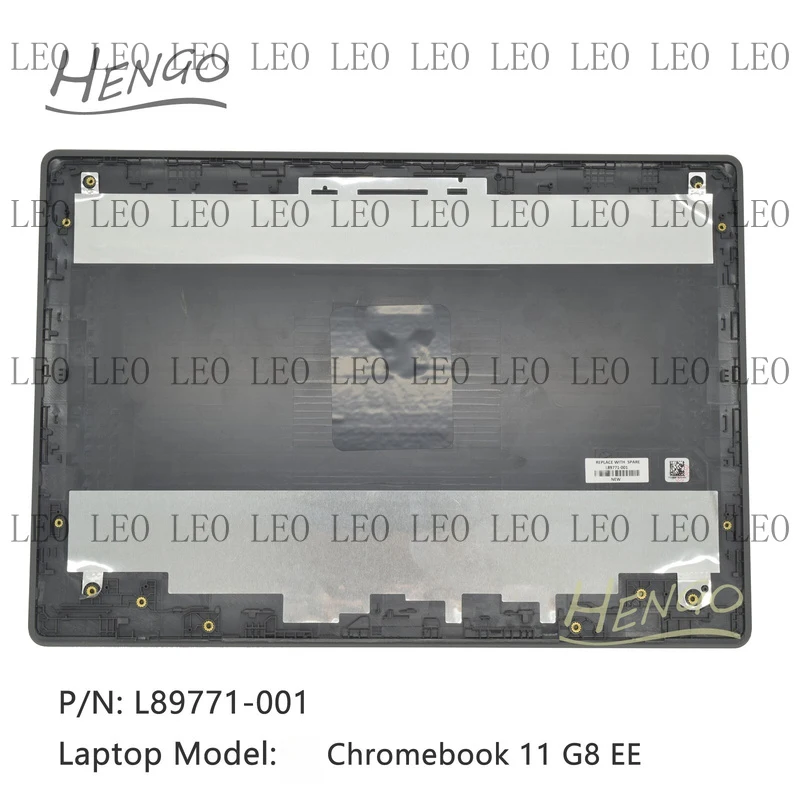 SS 10pcs New For HP Chromebook 11 G8 EE Top Back Cover Rear Lid Shell L89771-001