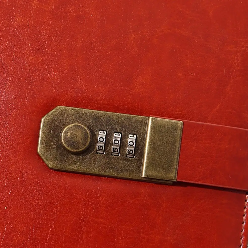 Moda 200 páginas a5 caderno com bloqueio codificado protegendo segredos senha bloqueio caderno portátil à prova dwaterproof água diário livro estudante