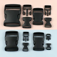10-50mm Black Release Buckle 10-50Pcs Plastic Adjustable Belt Buckles for Backpack Straps Luggage Webbing Closure Insert Clasp