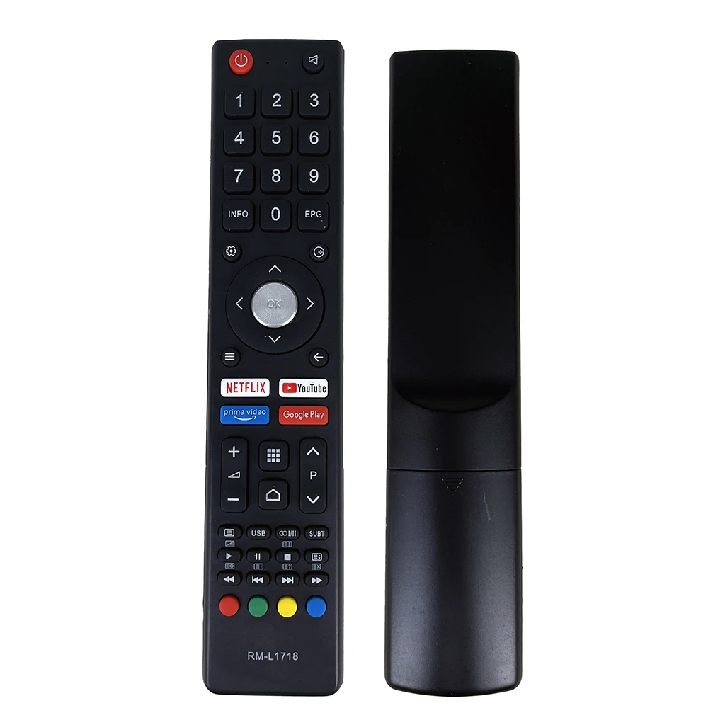 RM-L1718 الاستخدام العالمي لجهاز التحكم عن بعد للتلفزيون CHIQ AKAI CHANGHONG JVC OK