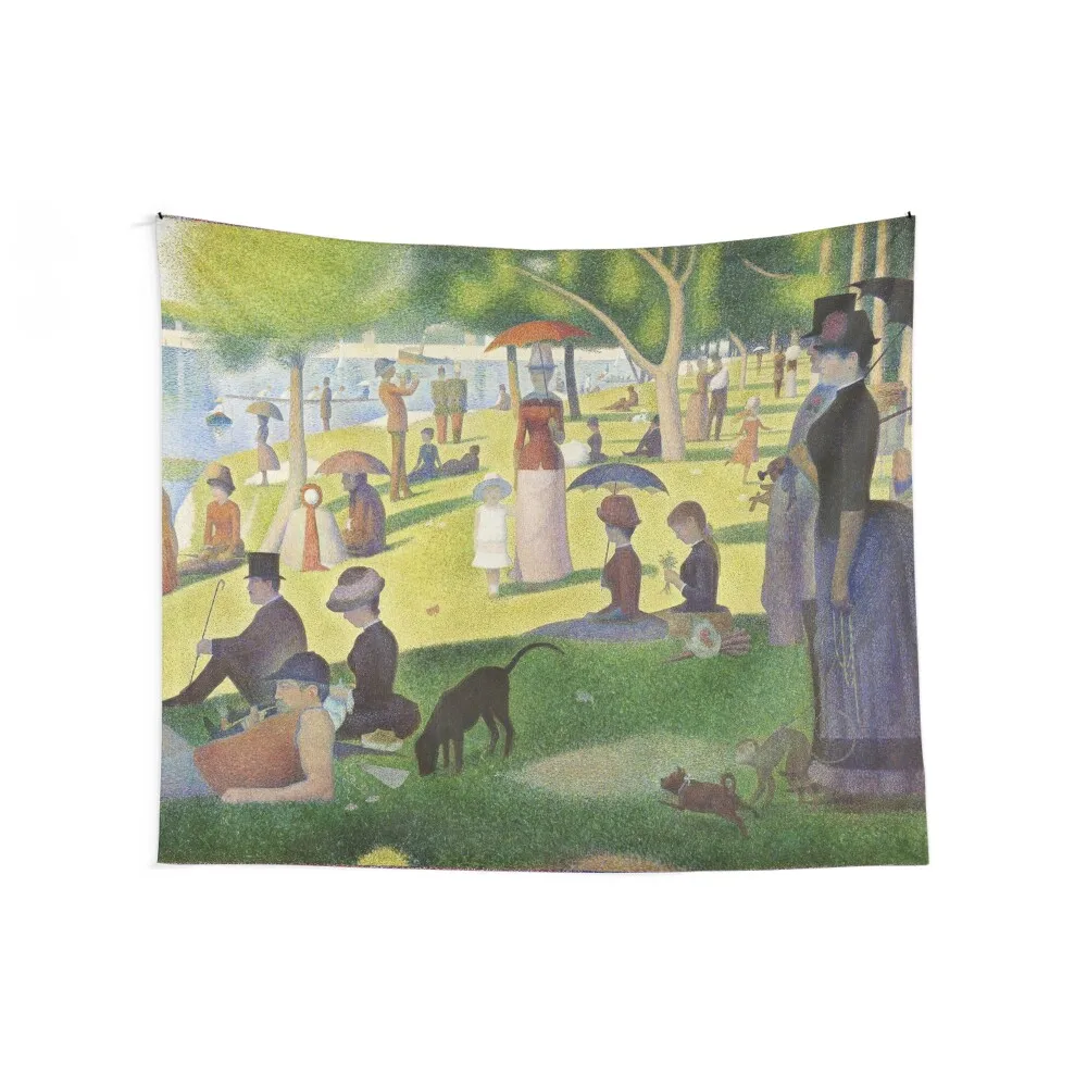 A Sunday on La Grande Jatte by Georges Seurat Tapestry Room Aesthetic Decor Room Decoration Korean Style Tapestry