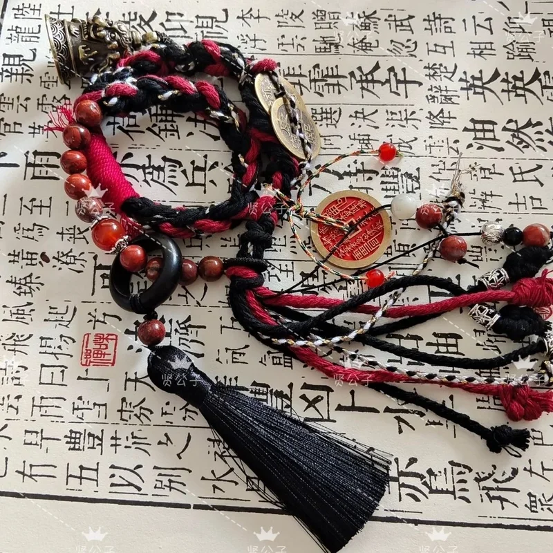 Mo Dao To Shi Wei Wuxian Bracelet Yilin Laozu Tibetan Wind Double Loop Handrope Wei Wuxian Handwear Finised Product