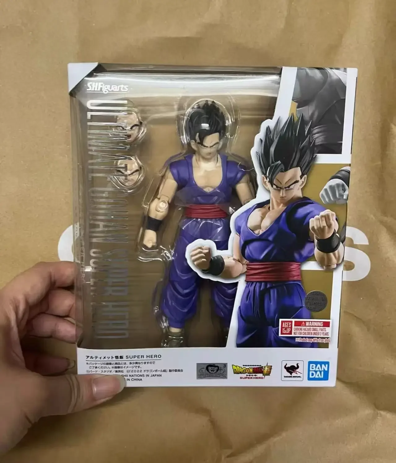 

Bandai SHF Adult Gohan Dragon Ball SUPER HERO Superhero Theater Edition Can Be Done Manually