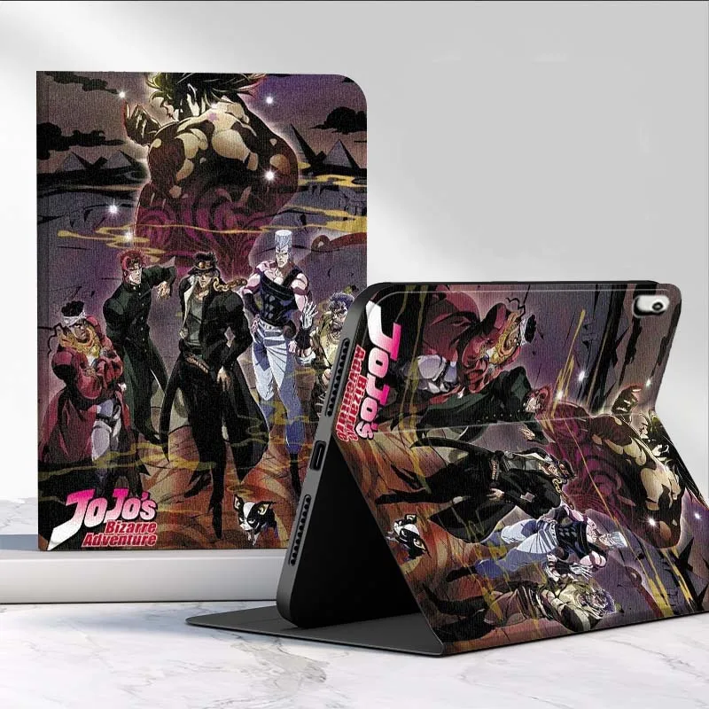 Anime Jojo Aesthetics For iPad Pro Air Mini 1 2 3 4 5 6 7 7th 8th 9th M2 10.2 9.7 10.5 10.9 11 12.9 13 Inch Tablet Case