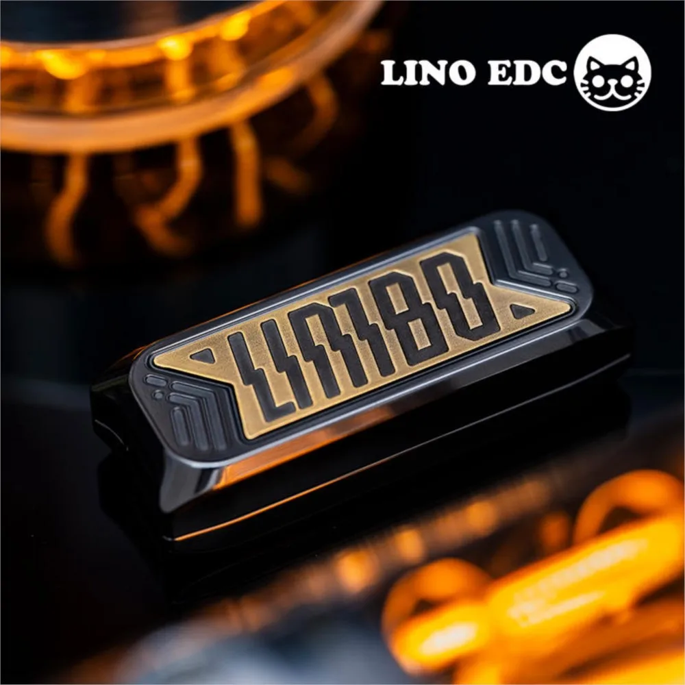 

STOCK Limbo Mechanical Push Slider LINOedc Cat Zirconium Alloy Stress Relieving Toys EDC Fingertip Gyro