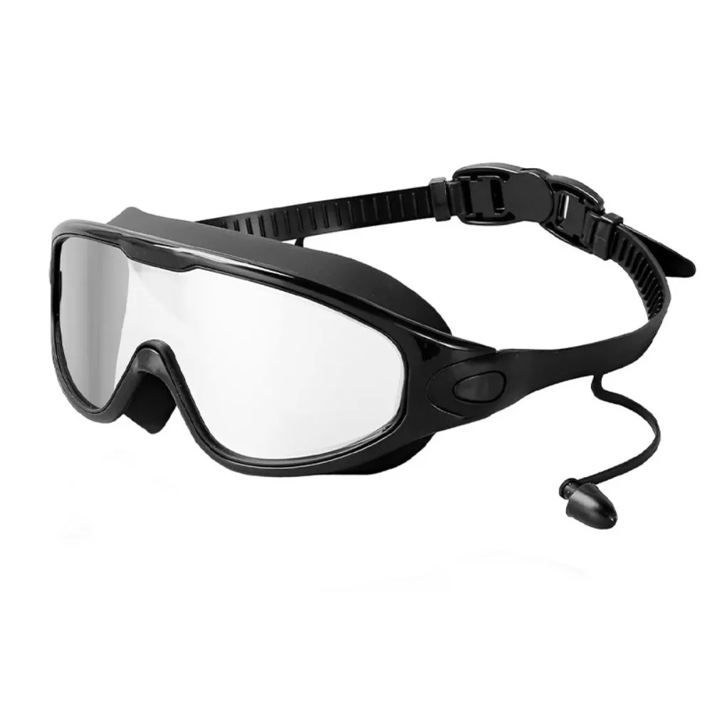 Uv Protection Adult Swimming Glasses Coated Lens Anti-Fog Large Frame Swim Eyewear Waterproof Leak-Proof
