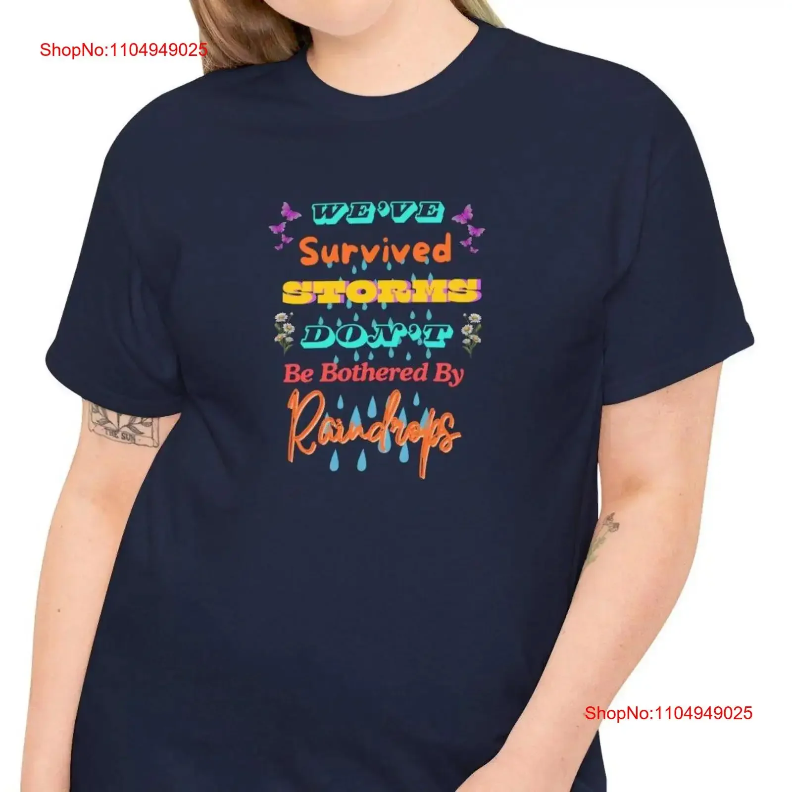 

We've Survived Storms Don't Be Bothered By Raindrops Well Being Thinking Positive Mental Health Little Things Heavy vintage