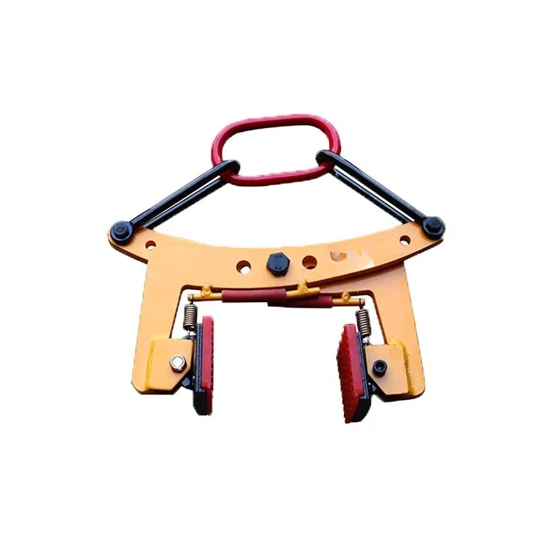 Abrazadera elevadora estable y eficiente de 1150kg para bloques de hormigón, losa de piedra para la industria química, sistema de medición en pulgadas, Material metálico