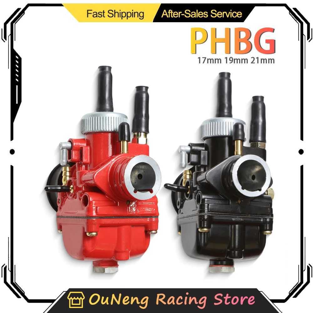 

PHBG 17 19 21 Carburetor DS 17mm 19mm 21mm AD 17.5mm 19.5mm Racing Carburador Carb For JOG50 JOG90 BWS100 RG50 DIO50-90