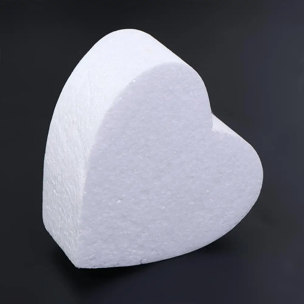 Party Decorations Sugarcraft Polystyrene Styrofoam Heart Shaped Cake Foam Mould Dummy Cake Model Practice Model DIY Model