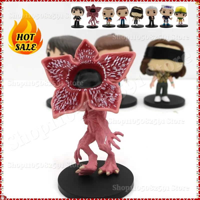 

New 4-inch Strange Story Man Eating Flower Hand Office Model Ornament with Base Desktop Decoration Ornaments Christmas Gifts