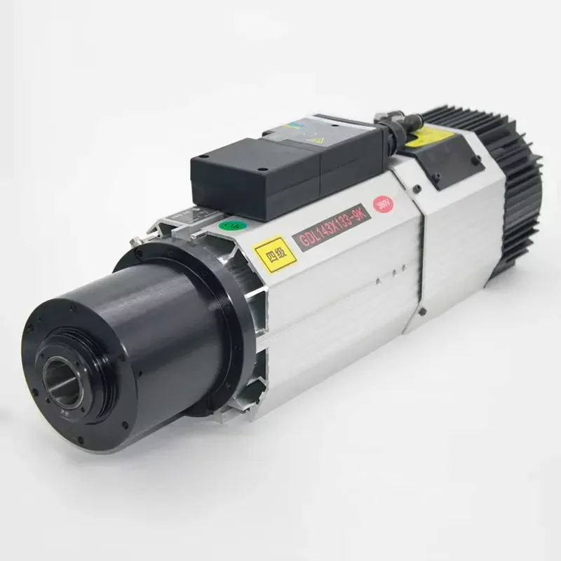 for CNC BT30 ISO30 Air-cooled Automatic Tool Changing Spindle Motor 9kW 220V 380V 12000-24000rpm ATC Spindle