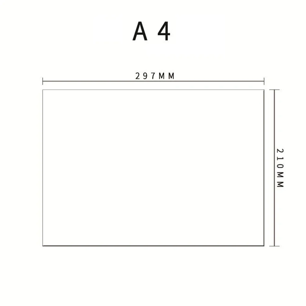 Whiteboard Sticker For A4 Size Writing Dry Erase PET Film For Refrigerator Kitchen Cabinet File Cabinet Message Board