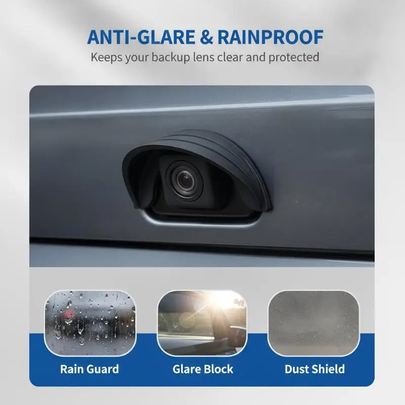 Car Rear View Camera Silicone Lens Cover Waterproof Dustproof Scratch Proof Auto Accessory Perfect for Car Modification