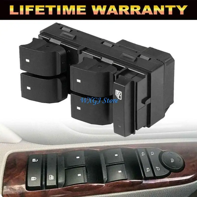 37JE متوافق مع 408 1500 2500 3500 20945129 سيارة التحكم الكهربائي نافذة التبديل دفع زر الزجاج مصعد منظم #2