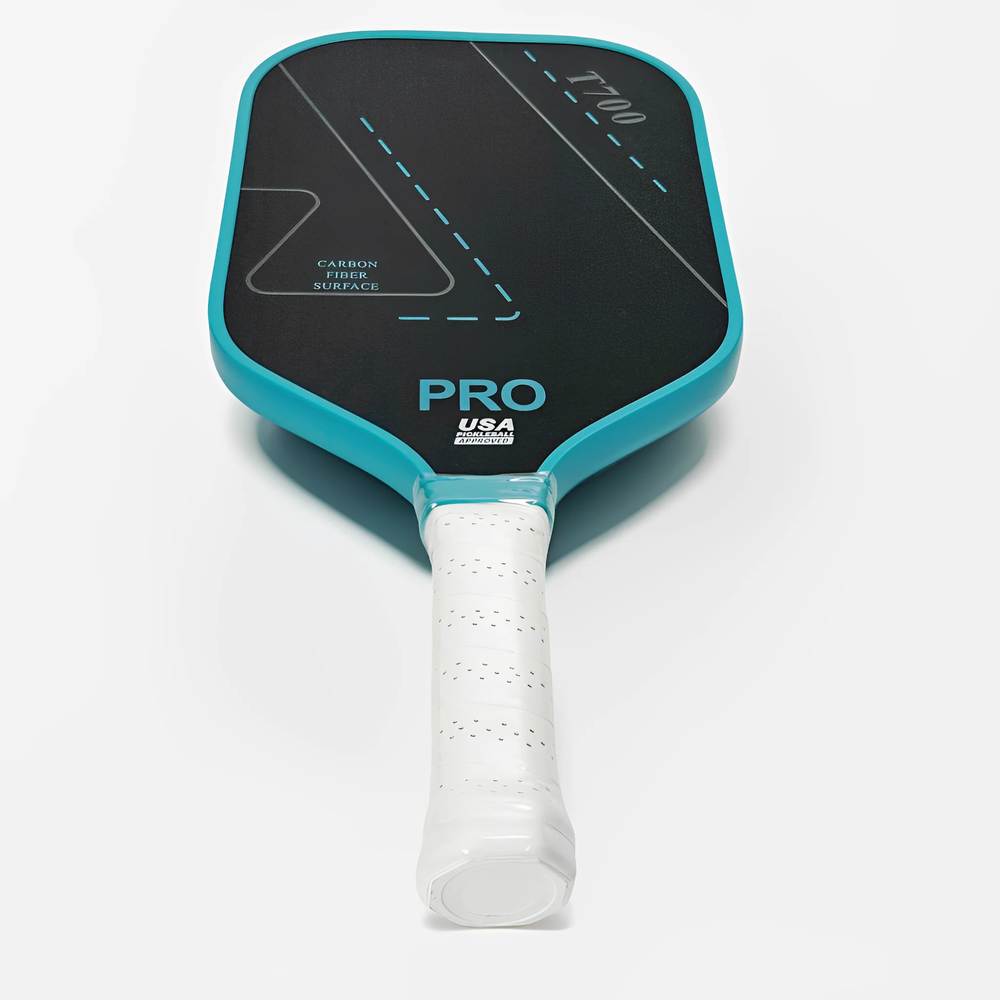 T700 Carbon Fiber Pickleball Paddle, Carbon Friction Surface, Polymer Honeycomb Core, Enhanced Power, Spin and Control, 16mm