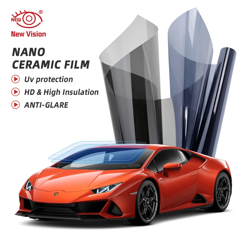 

1X3m IR100% Nano Ceramic Sun Solar UV Protection Home Car Window Tint Film Anti-glare High Quality Glass Sticker Skin Care