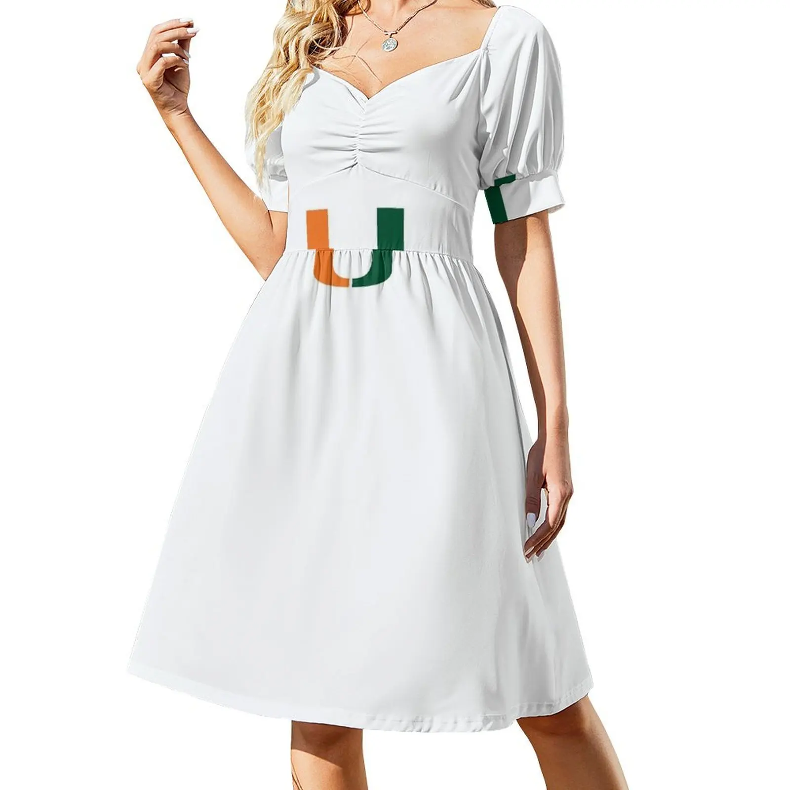 

UMiami Short-Sleeved Dress dress summer 2025 women elegant dresses for women summer dress daily korean style