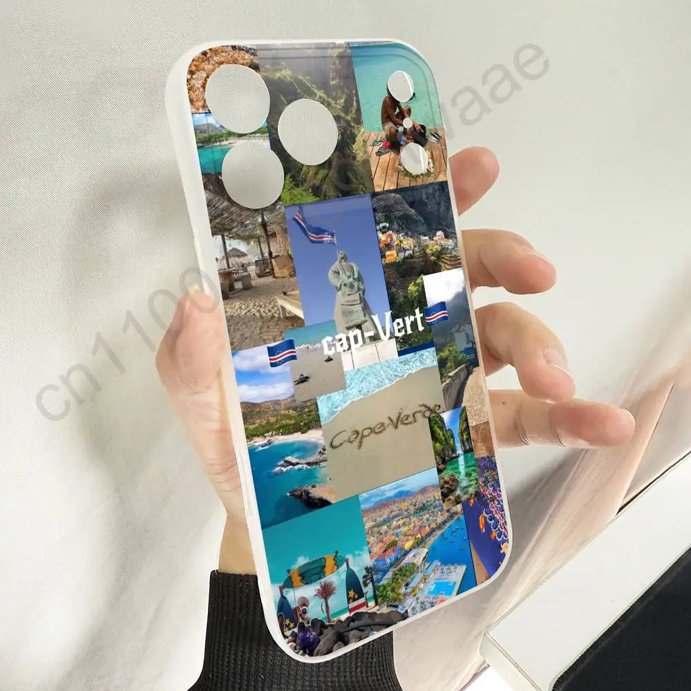 أفريقيا كيب فيردي جواز السفر العلم جراب هاتف آيفون 12,16,11,14,13,17,15,Plus,E,Pro,Max,Air,Mini Magsafe المغناطيسي متجمد #6