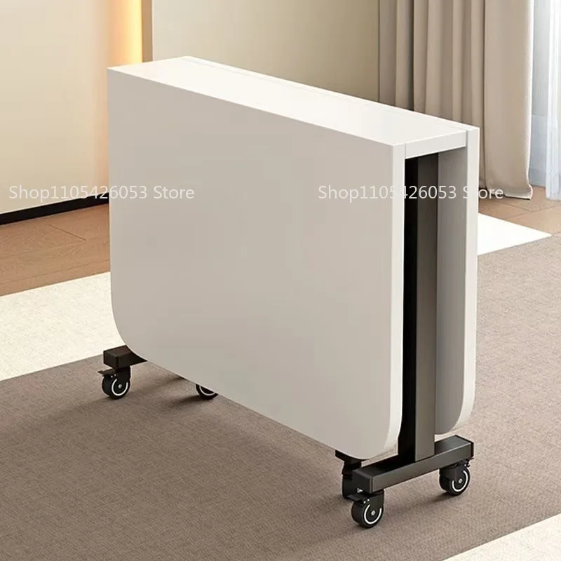 Dining Table, Dining Table, Table, Small Apartment, Household, Movable, Retractable, Rectangular, Table and Chairs, Foldable
