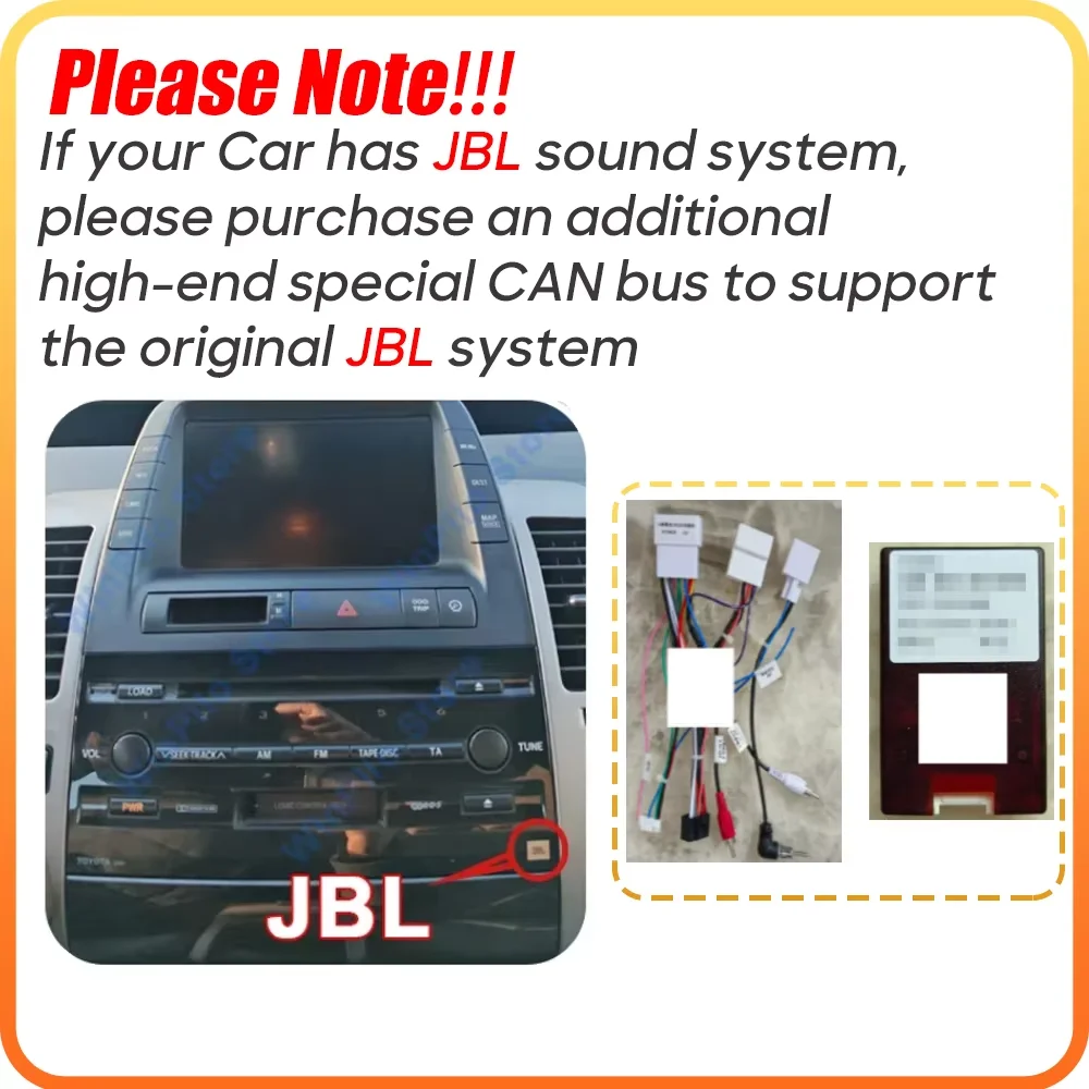 Android 16 Car Radio For Toyota Prius XW20 2002 2003 2004 2005 2006 2007 2008 2009 Wireless Carplay Autoradio Stereo Auto Screen
