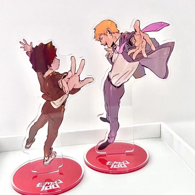 

Mob Psycho 100 Arcylic Stand Cartoon Action Fingure Shigeo Kageyama Reigen Arataka Toys Model Desk Ornaments Display Kids Gifts