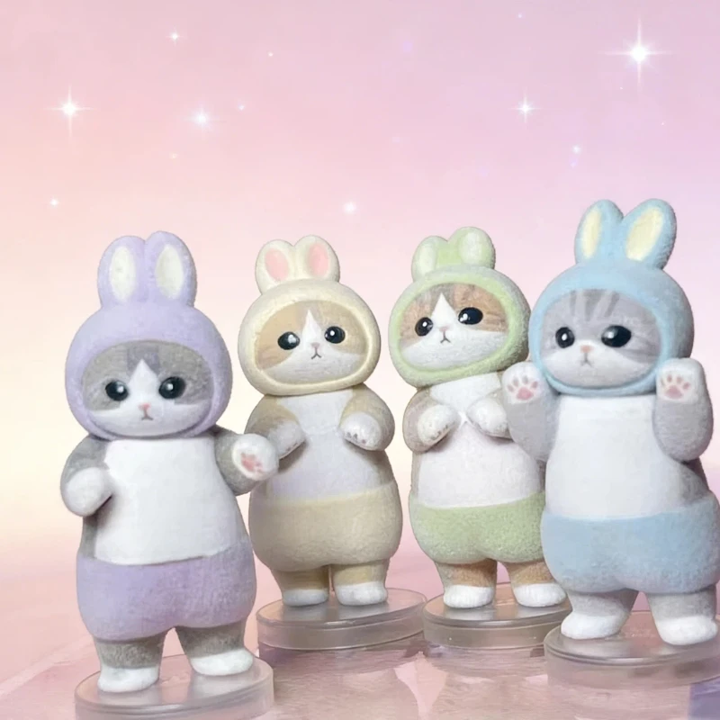 

Плюшевые игрушки Mofusand Rabbit Clothing в слепых коробках, милые настольные украшения, коллекционные игрушки, подарок-сюрприз, подарок на день рождения