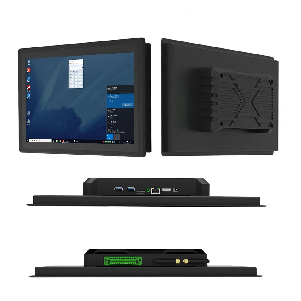 Super Slim Industrial Android 12 Touch Monitor Panel Pc Industrial Embedded Ip65 Waterproof All in One Touchscreen Computer