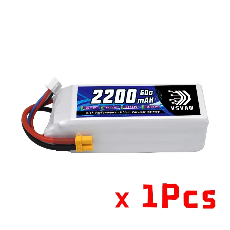 VSVAW 3S Lipo Battery 11.1V 2200mah RC Battery with XT60 Connector 90C For RC Truck Car Drones UAU Airplane DIY Racing image 3