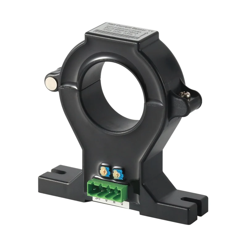 Acrel AHKC-EKBA DC0-1000A/4-20mA Alimentatore DC12V 40mm Dimensioni foro Sensori Hall ad anello aperto per monitoraggio elettrico CC