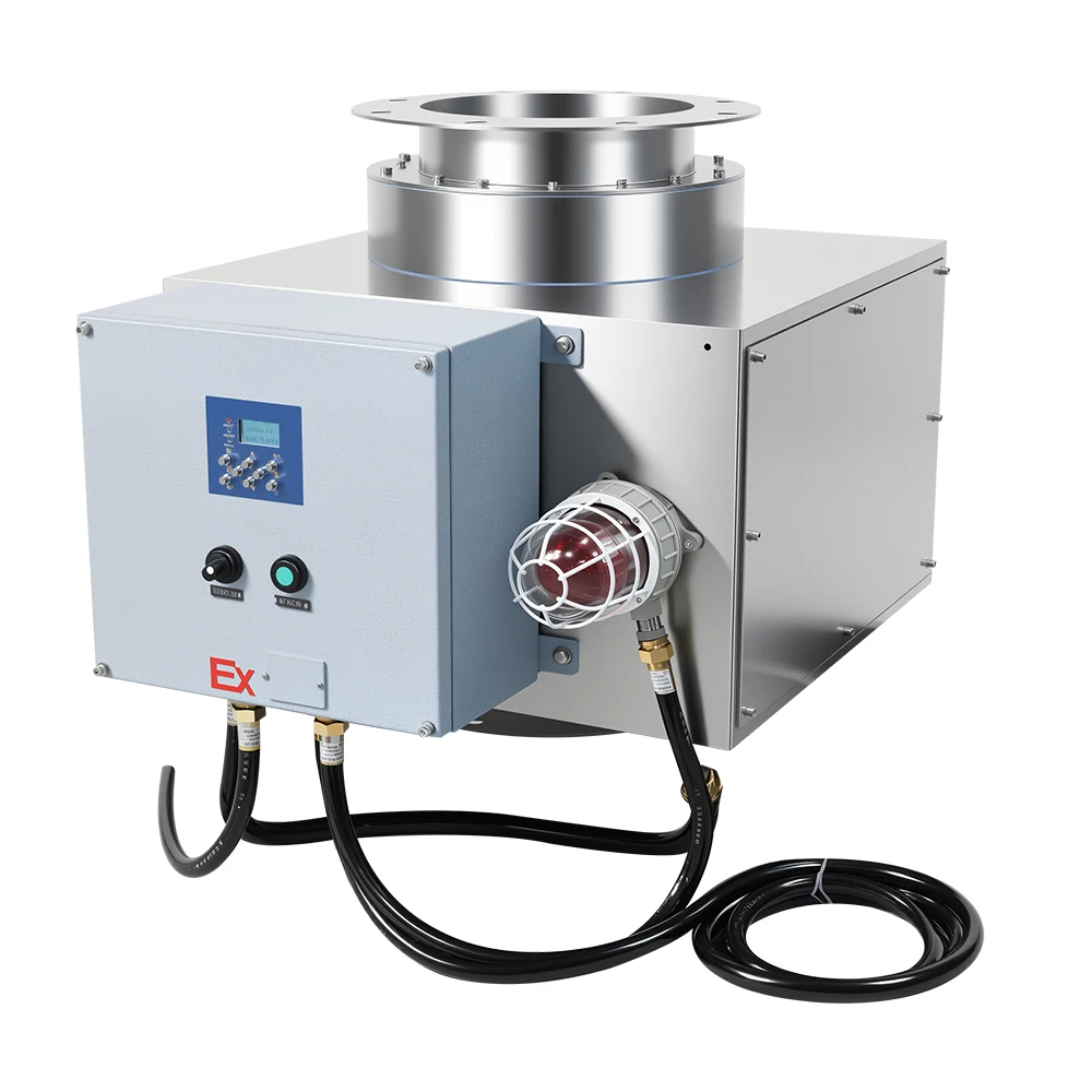 New Explosion-Proof Metal Separator for Detecting Metal Impurities in Chemical Plants