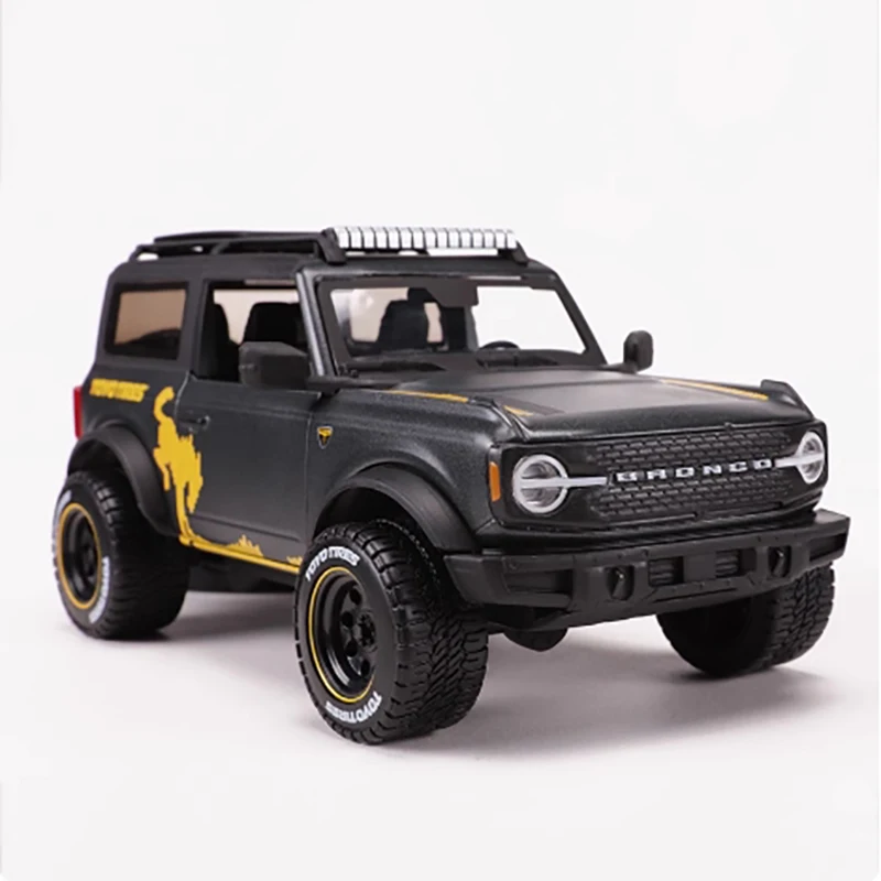 Maisto Schaal 1:24 Bronco Badlands Legering Simulatie Auto Terreinwagen Model Eindproduct Speelgoed Hobby Collectie