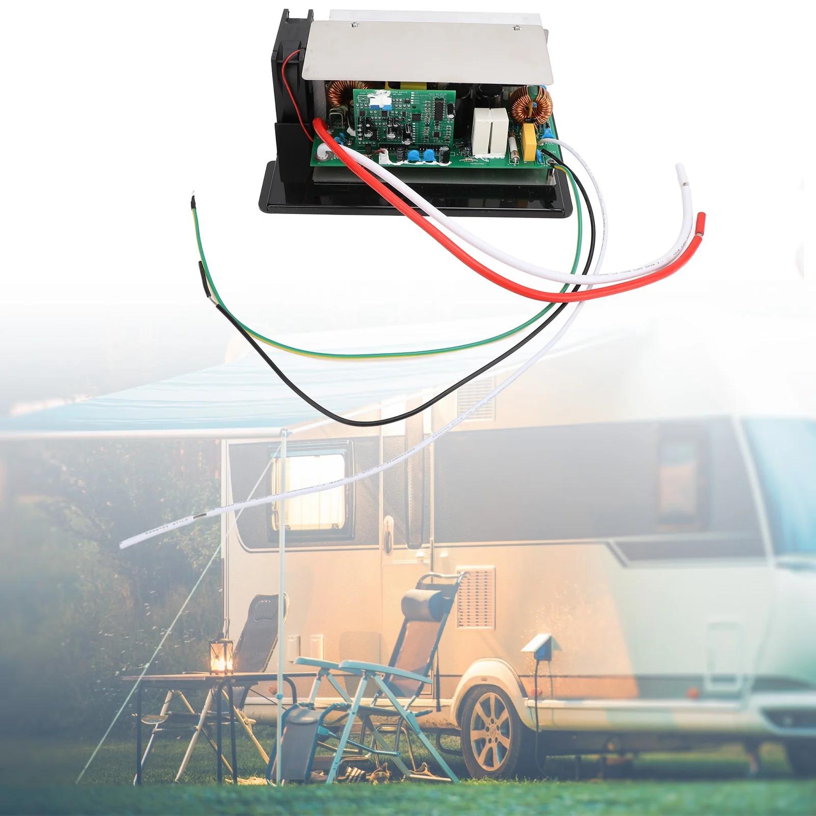 55A RV محول طاقة AC105‐130V 3 مراحل الشحن الذكي WF 8955 MBA اللوحة الرئيسية الجمعية لبطارية RV 12 فولت #3