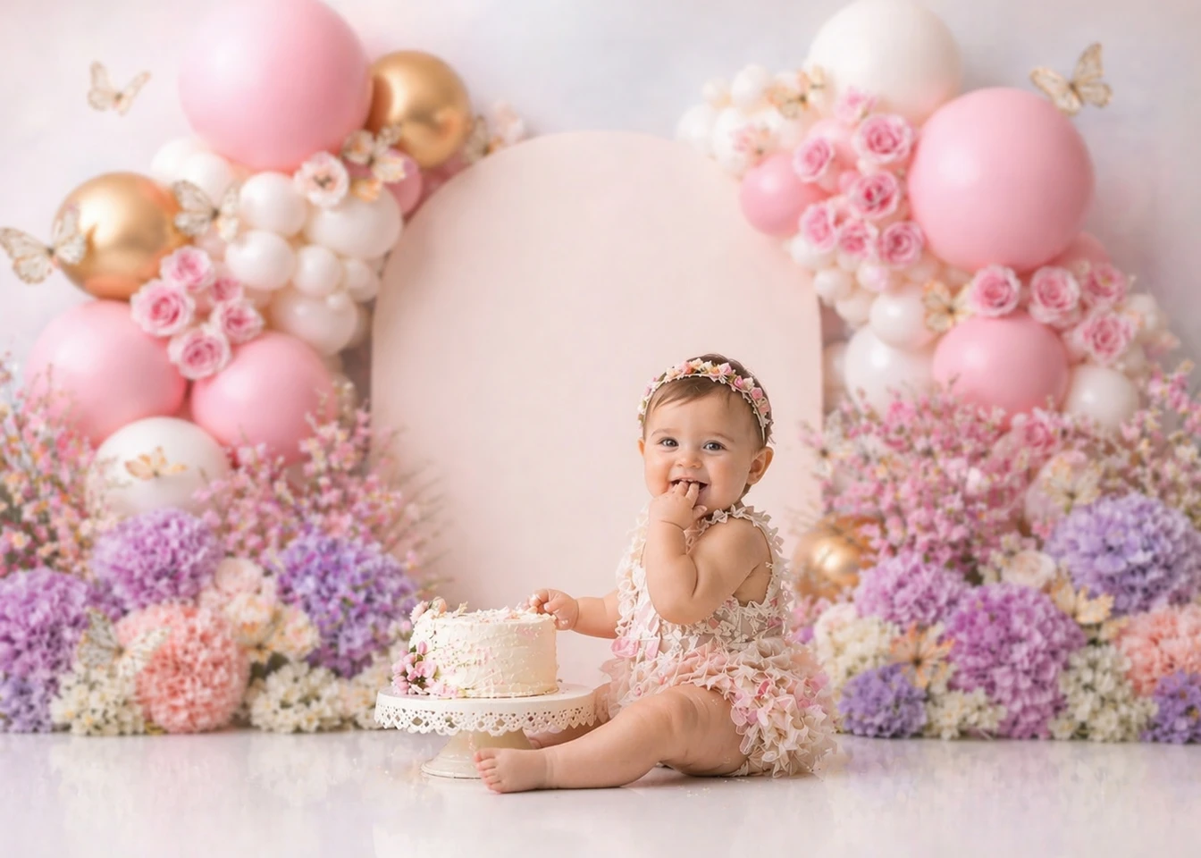 Maison Petal Backdrop Butterfl - Photography Sport 评论和价格