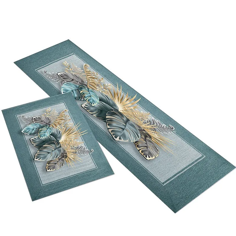 

Kitchen Floor MATS, Long Strips, Anti-slip, Waterproof, Oil-proof, Absorbent MATS, No-rinse Foot MATS, Dirt-resistant Door MATS