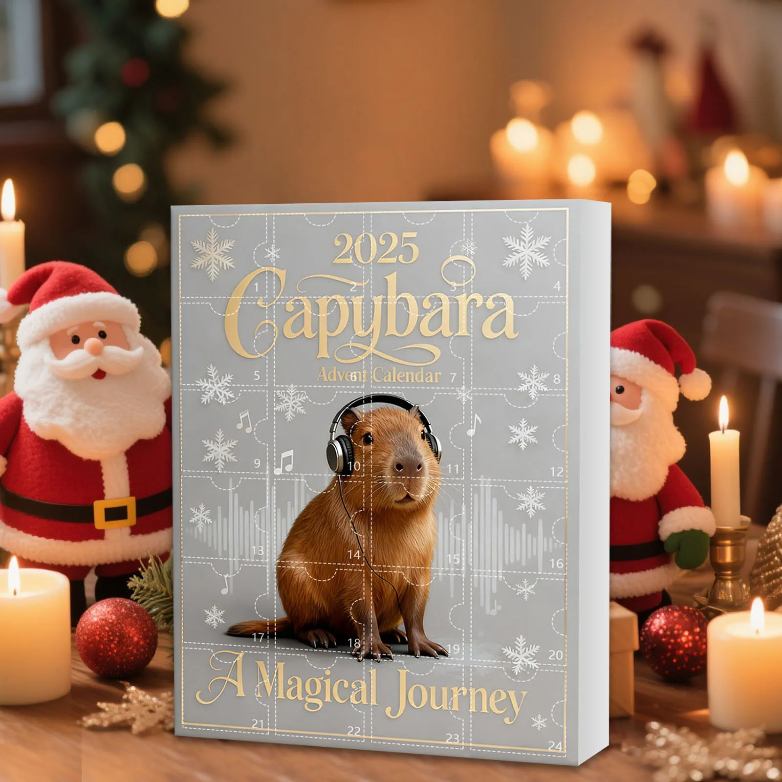 الموقت تقويم القدوم تشريح عيد الميلاد العد التنازلي قلادة تحتوي على 24 المعلقات الاكريليك مناسبة لمختلف الحفلات Wg1600