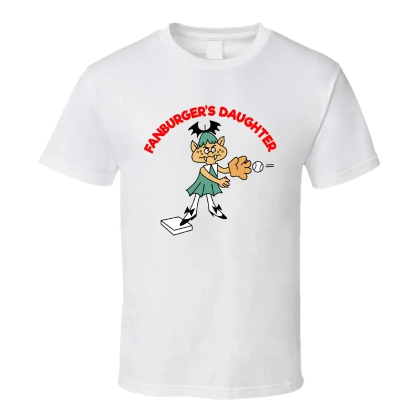 Fanburger Tochter Burger Koch Spaß Mahlzeit Figuren Feinschmecker Essen Fan T Shirt vintage Washed Top For Everyday Wear