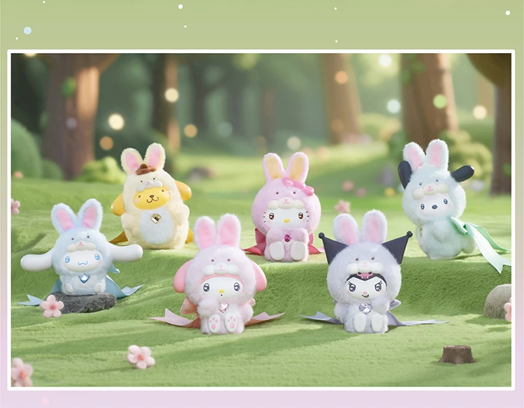 

Sanrio Diamond Usagi Cute Plush Keychain Stuffed Animal Toy Gift for Girls Women, Fashion Accessories