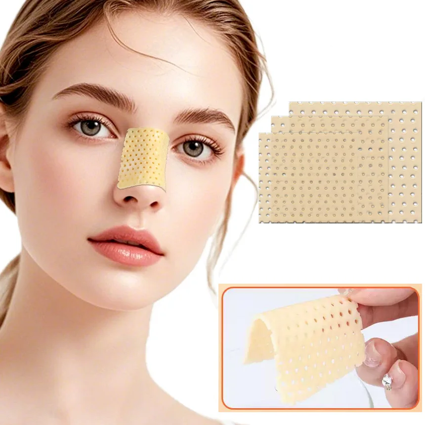 

10-50pcs Low Temperature Thermoplastic Nose Splint Nose Job Rhinoplasty Splint Ortho Immobilized Nasal Fracture Splint