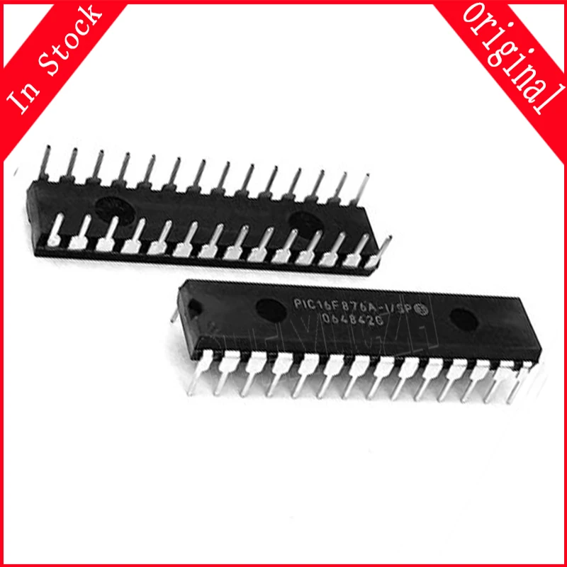 1pcs/lot PIC16F876A PIC16F876A-I/SP 16F876A DIP-28 In Stock