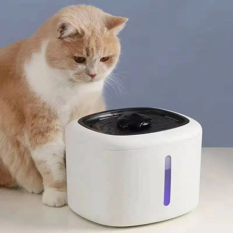 Steel Cat Water Drinking Machine Automatic Circulating Living Water Fountain, Pet Cat Dog Water Dispenser Filters Stainless