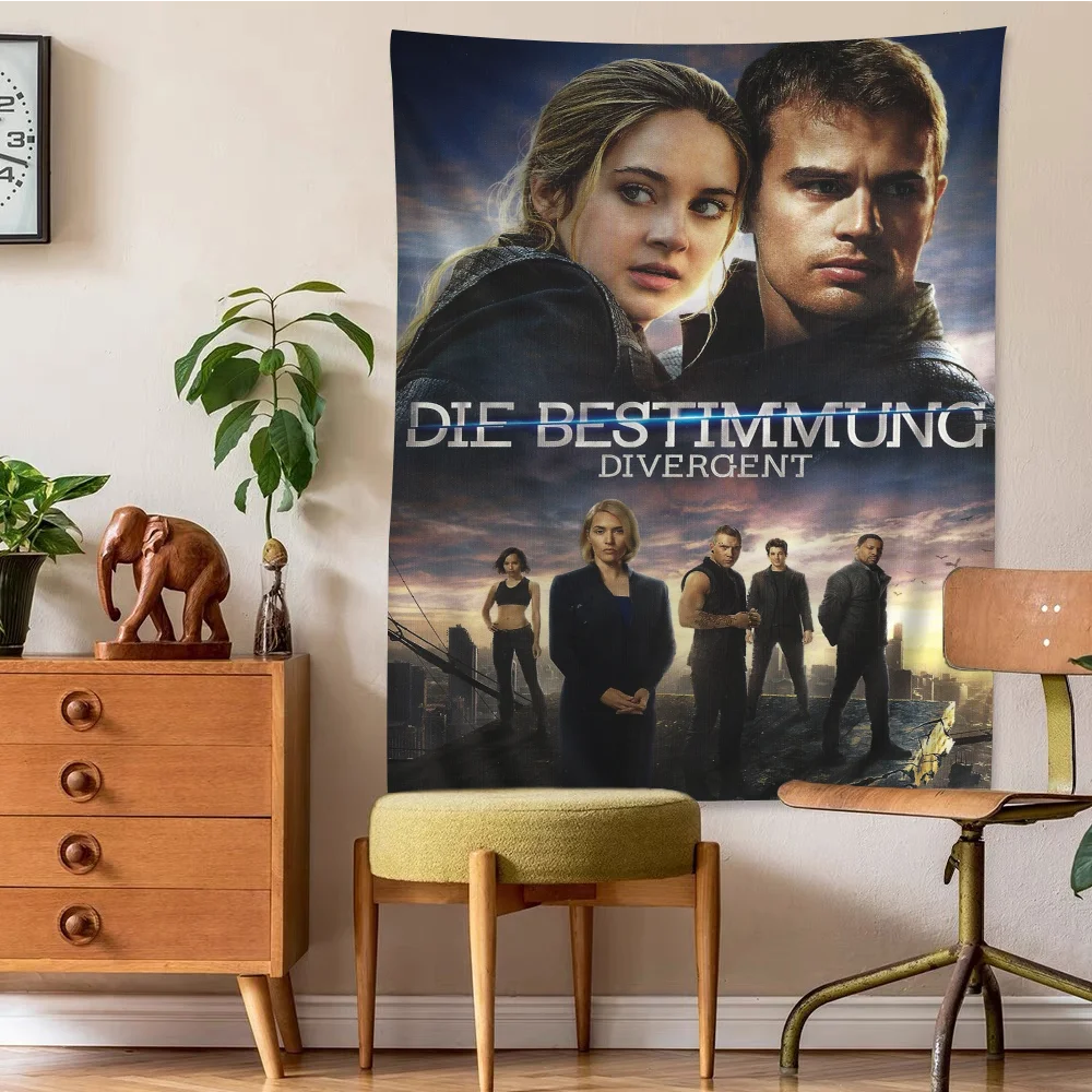 

Divergent Movie Classic Movie Sticky Posters Vintage Room Home Bar Cafe Decor Room Wall Decor