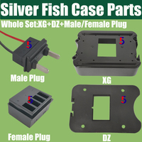 Ebike Silver Fish connector Discharge Connector male/felmale for Silver Fish Battery Box Bottom Part Soleplate Plate parts