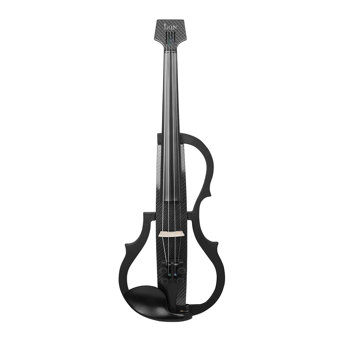 IRIN 4/4 Electric Violin String Instrument for Practice Carbon Fiber Professional Electric Violin With Shoulder Rests Headphones