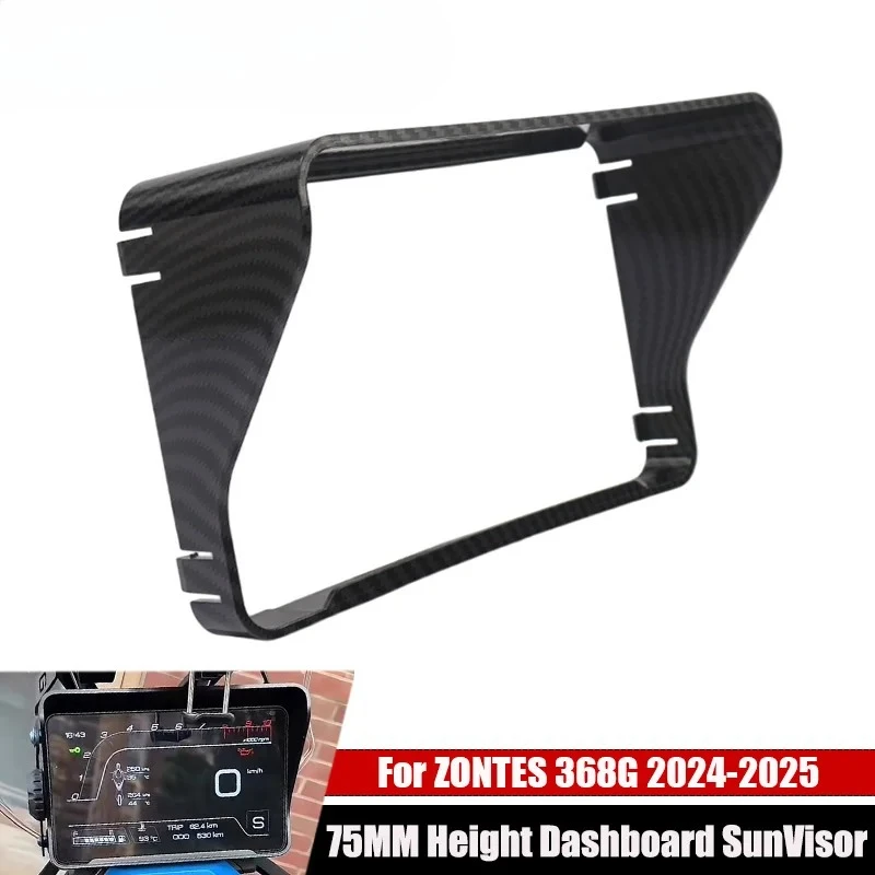 

Для ZONTES ZT 368G 368-G 368 G G368 2024 2025 приборная панель мотоцикла солнцезащитный козырек крышка приборной панели экран солнцезащитный козырек защита