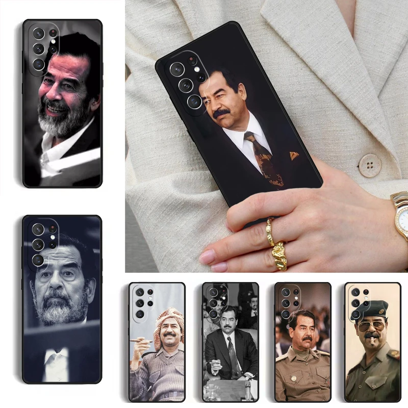 Arabischer Irak Saddam Hussein Handyhülle für Samsung Galaxy S26 S25 Ultra S24 S23 S22 S21 Plus Note 10 Stoßfeste Schutzhülle