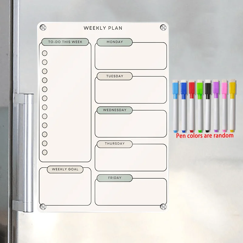 quadro-magnetico-para-planejamento-semanal-42-30cm-reutilizavel-e-pode-ser-usado-a-qualquer-momento-inclui-canetas-para-uso-em-escritorios-residencias-escolas