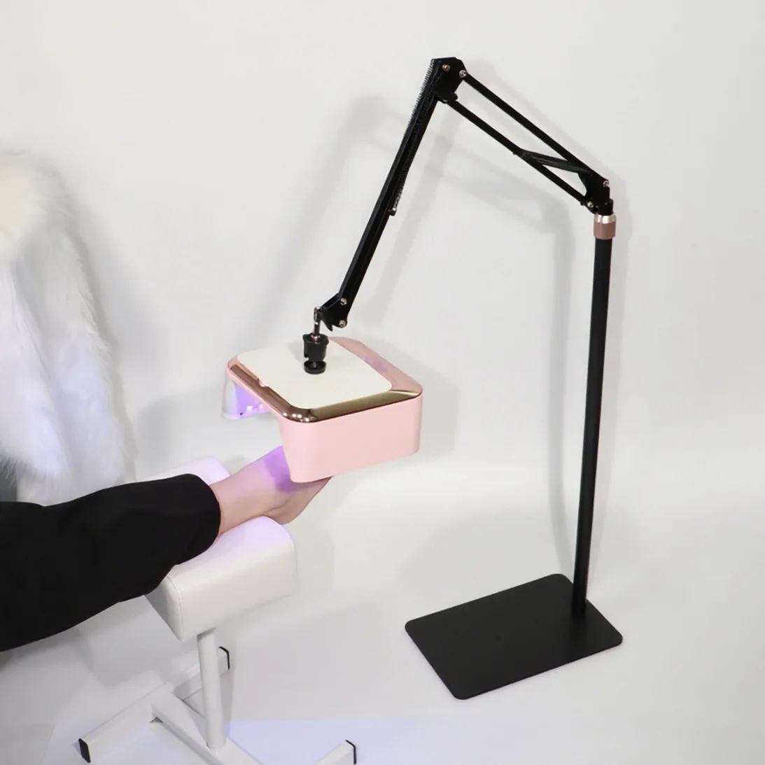 Special lamp for manicure and foot lamp 54W electric storage nail lamp set, foot frame holder, professional tripod lamp