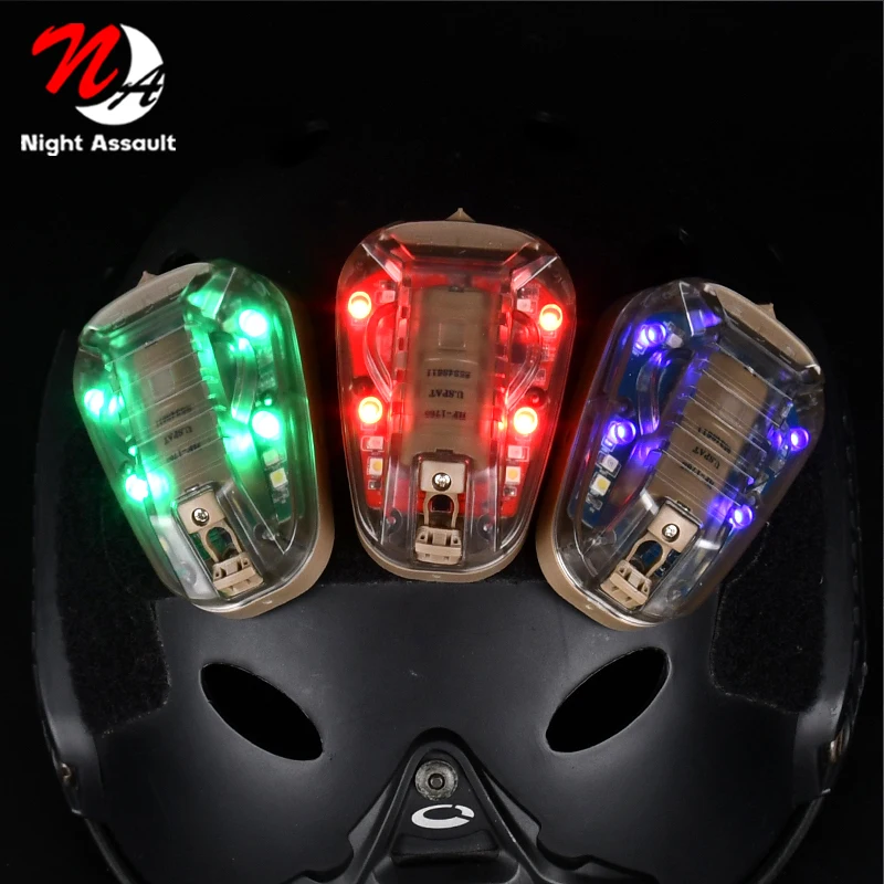 

Tactical Helmet Light Signal Light with LED IR/Strobe IFF Helmet Light Flashlight Survival Signal Light for Outdoor Sport